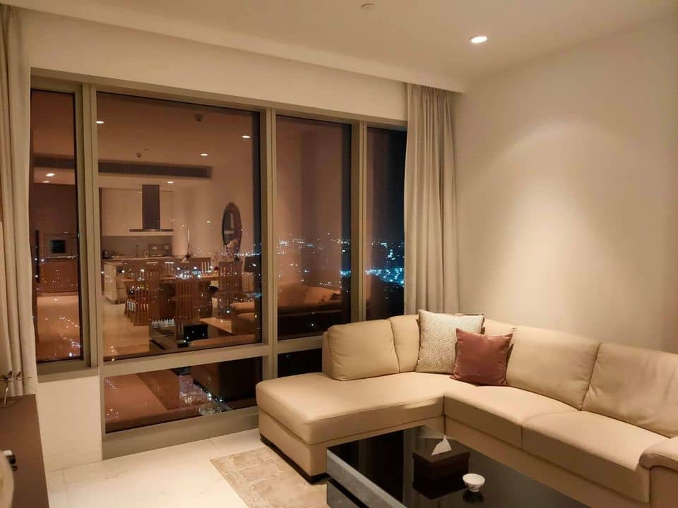 185 Rajadamri, living room published with the listing