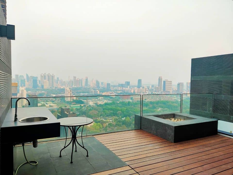 185 Rajadamri, balcony published with the listing
