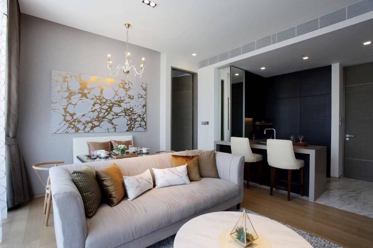 Saladaeng One, living room published on the PropertyScout card