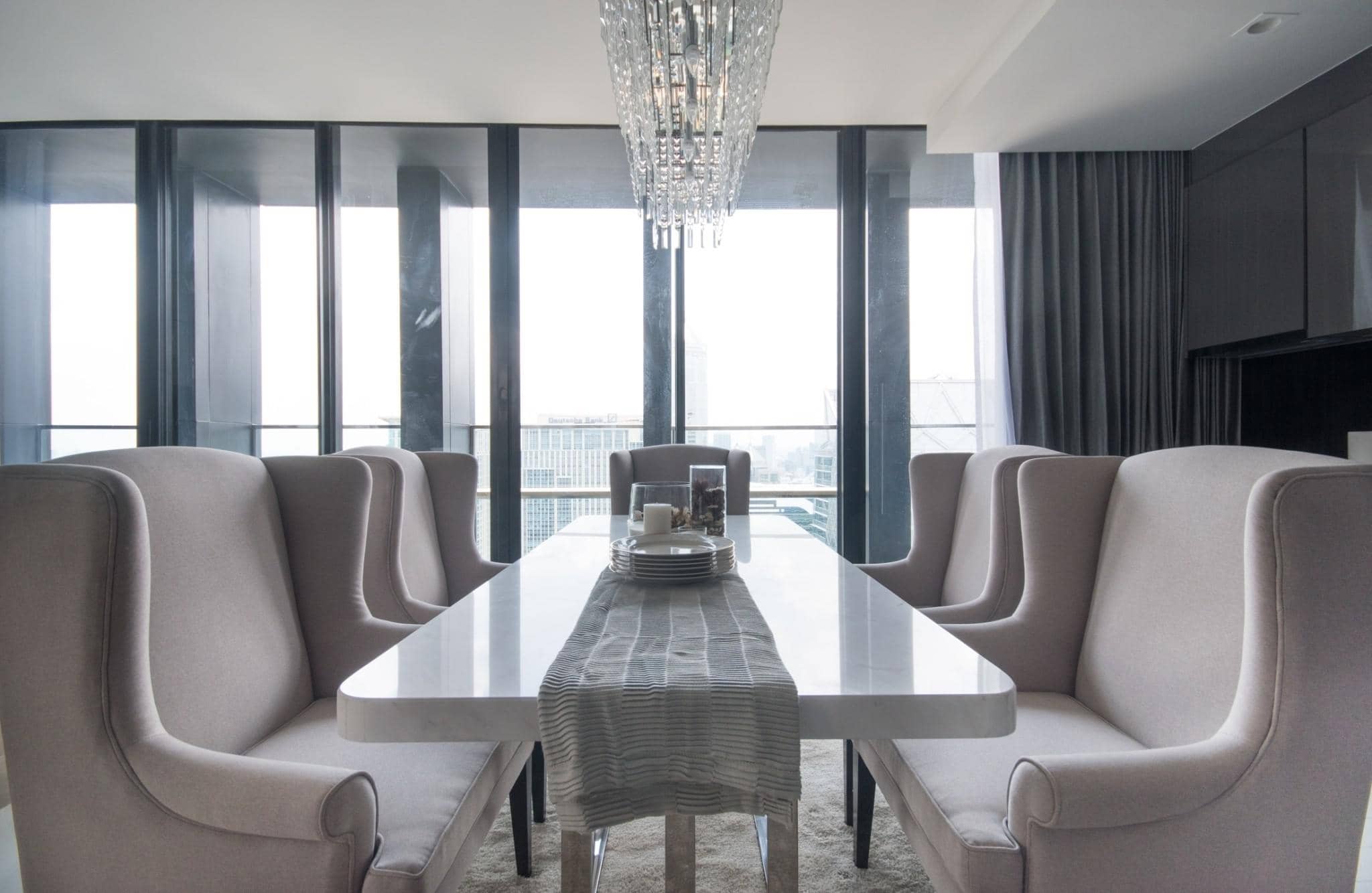 Noble Ploenchit, living room published with the listing
