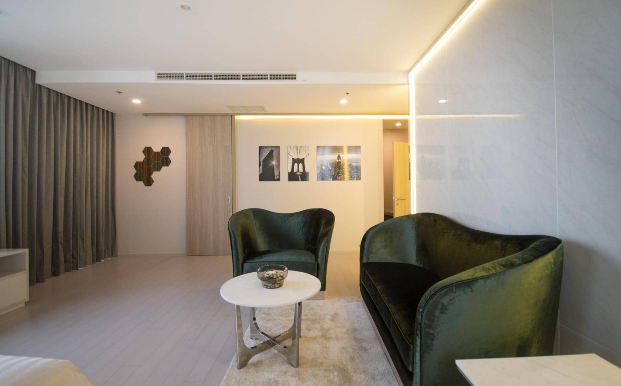 Noble Ploenchit, living room published with the listing