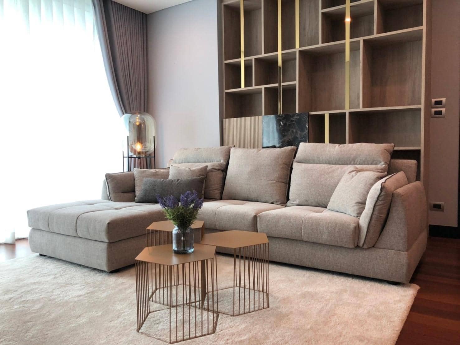The Park Chidlom, living room published with the listing
