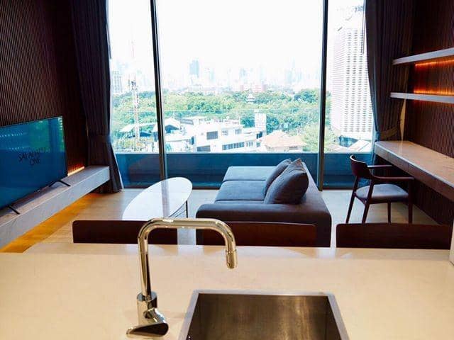 Saladaeng One, living room published on the PropertyScout card