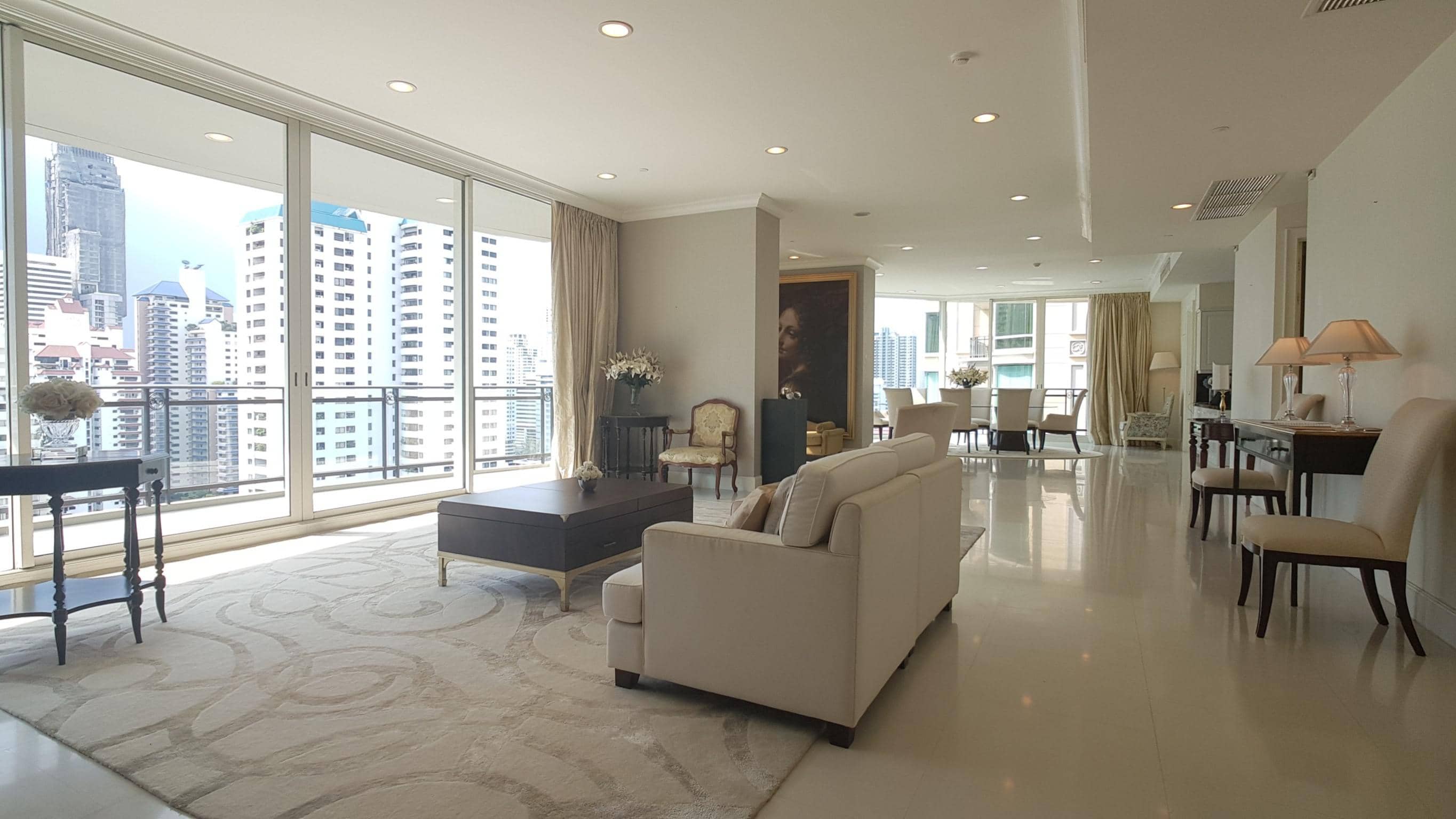 Royce Private Residences, living room published with the listing