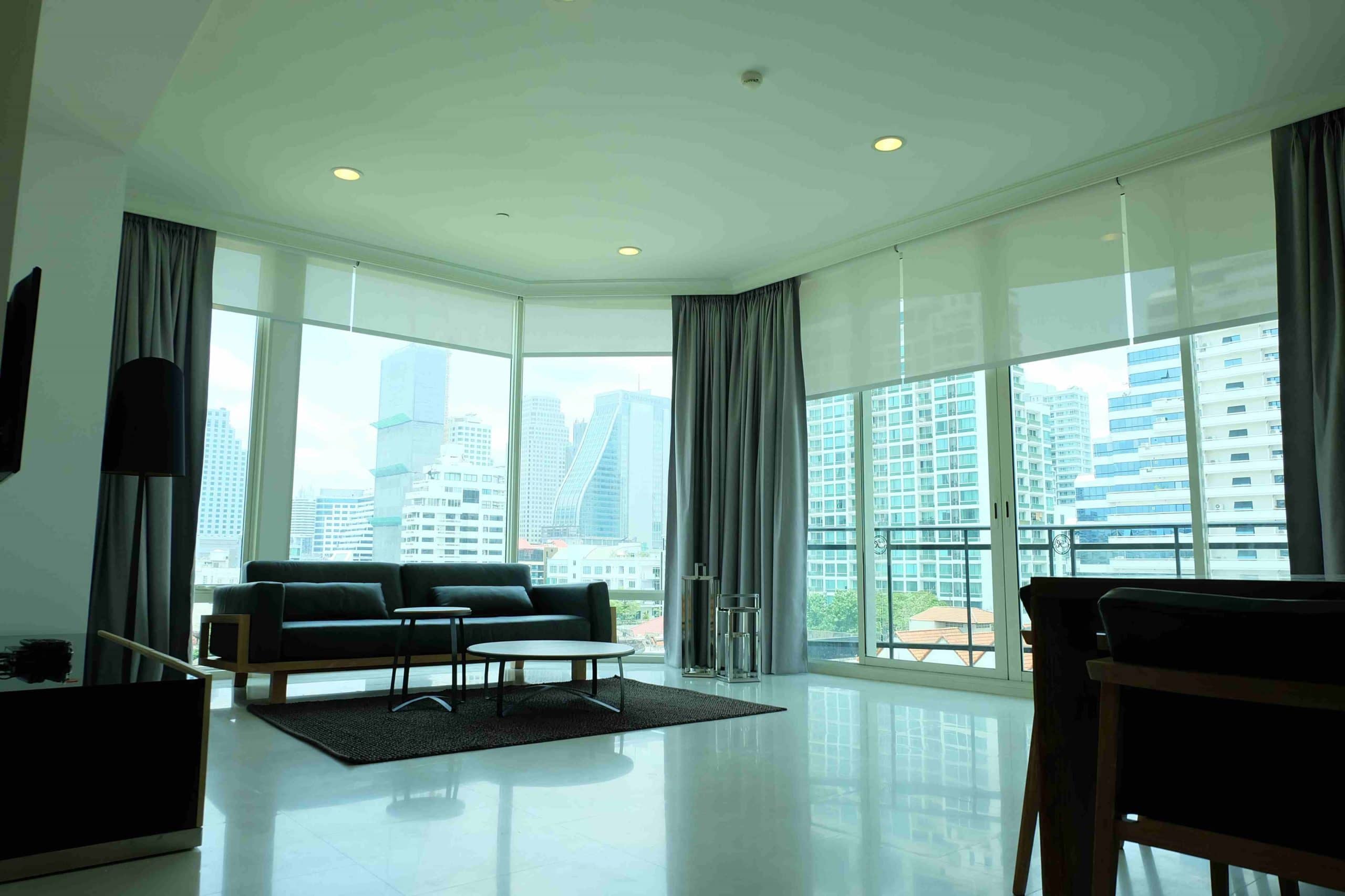 Royce Private Residences, living room published with the listing
