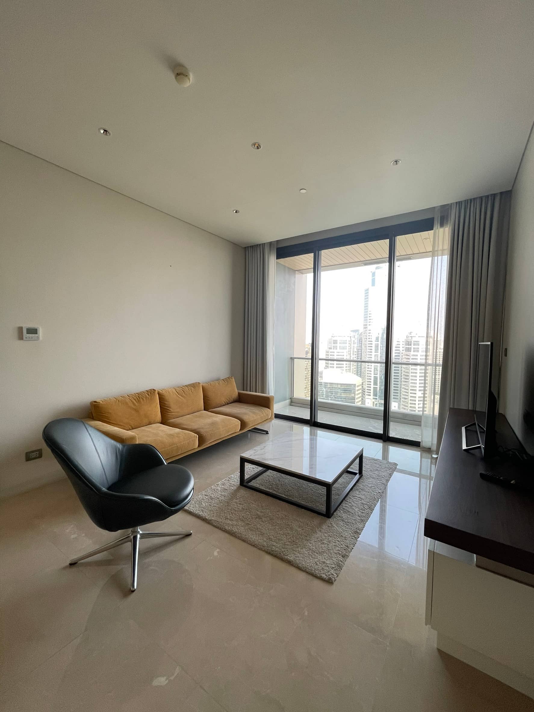 Sindhorn Residence, living room published with the listing