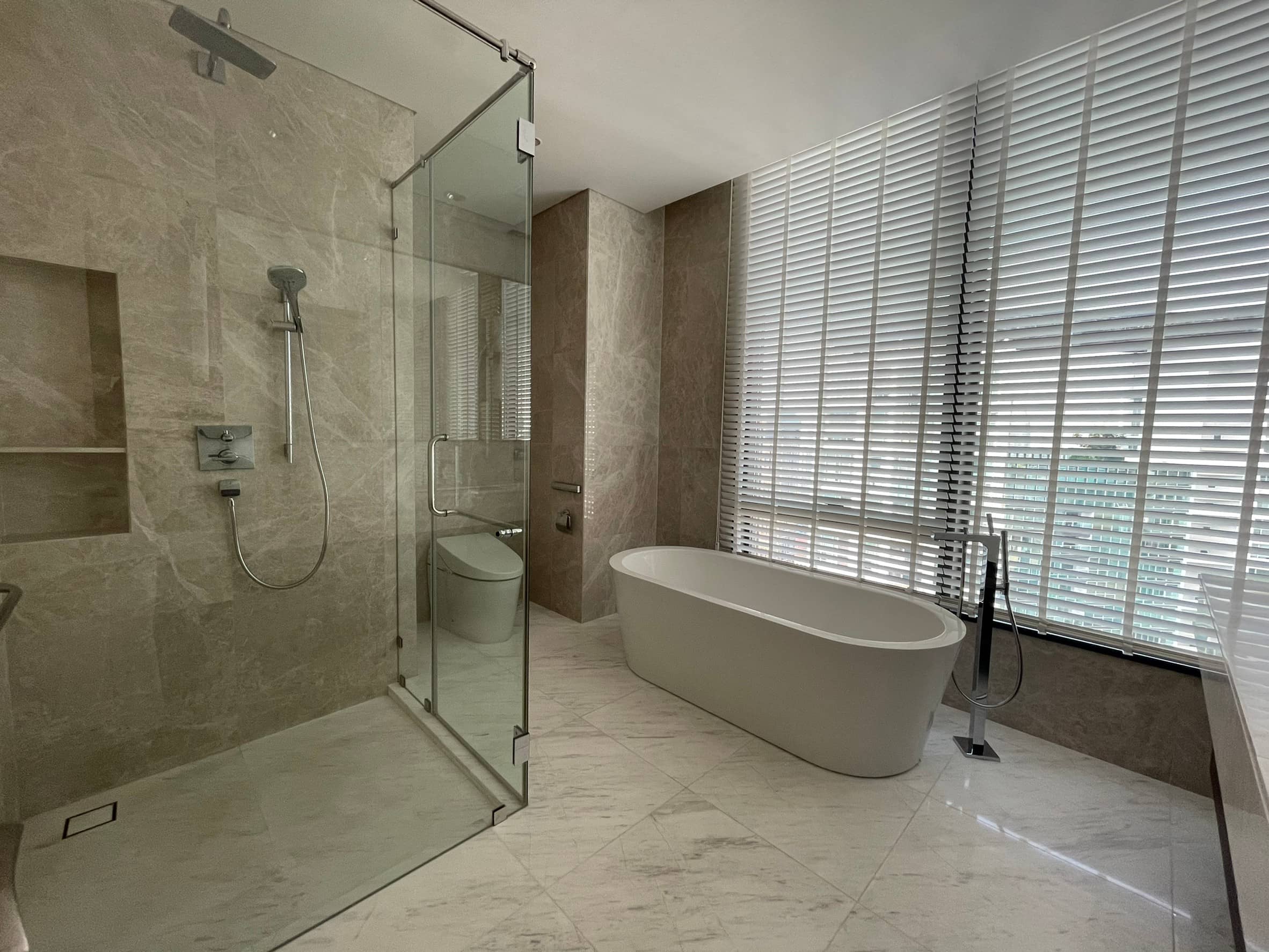 Sindhorn Residence, bathroom published with the listing