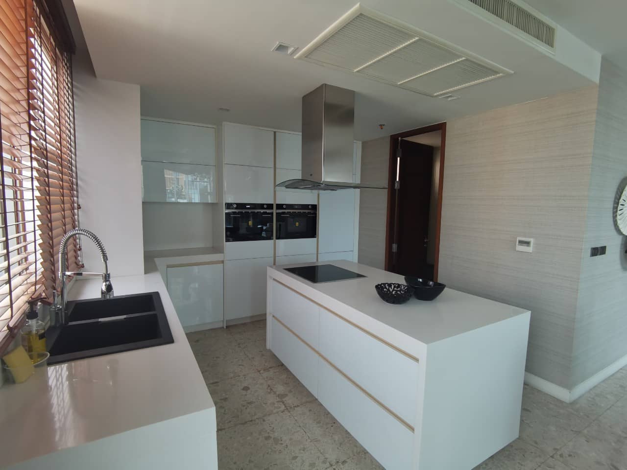 The Rajdamri, kitchen published with the listing