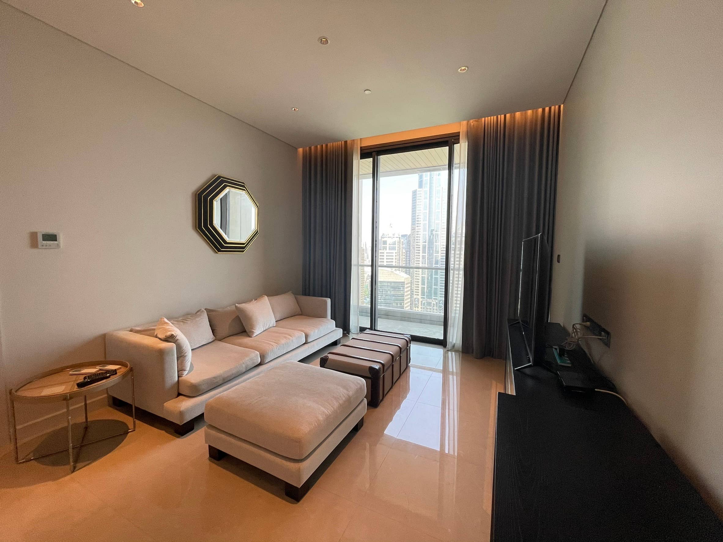 Sindhorn Residence, living room published with the listing
