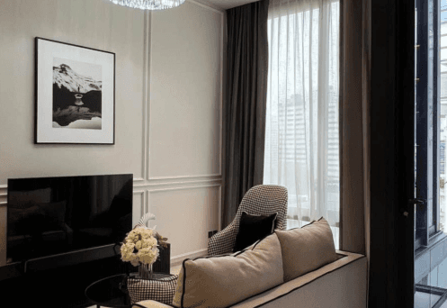 Ashton Silom, living room published with the listing