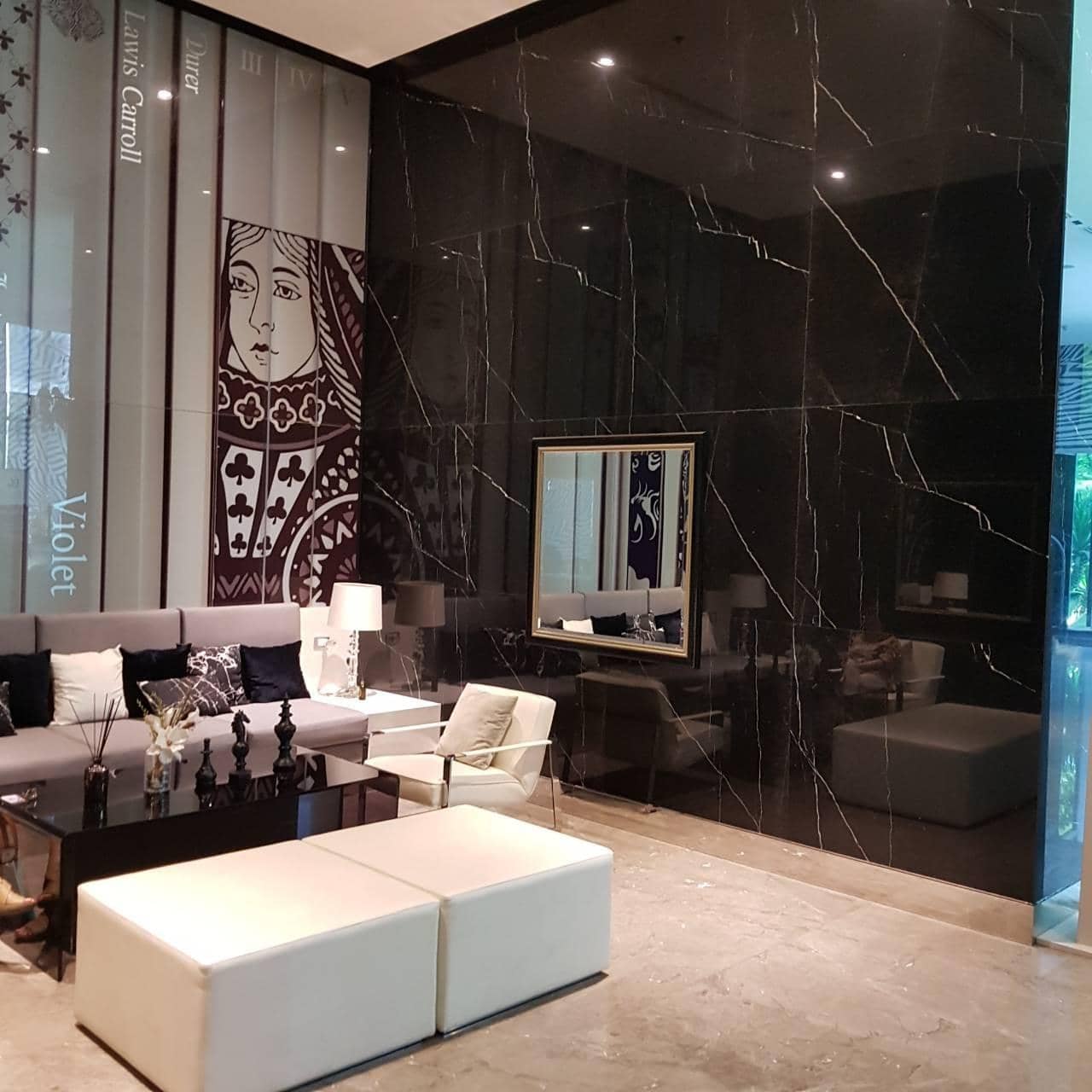 Rhythm Sukhumvit 36-38, living room published on the PropertyScout card