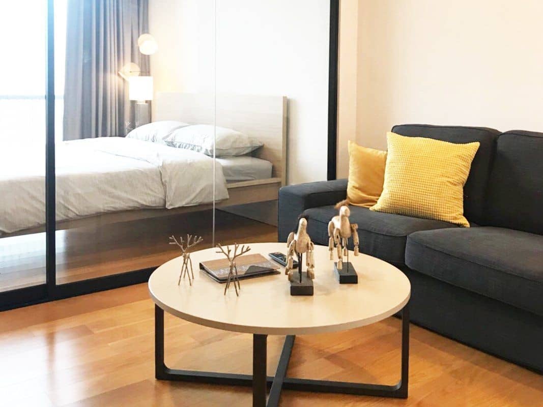 Noble Revo Silom, living room published on the PropertyScout card