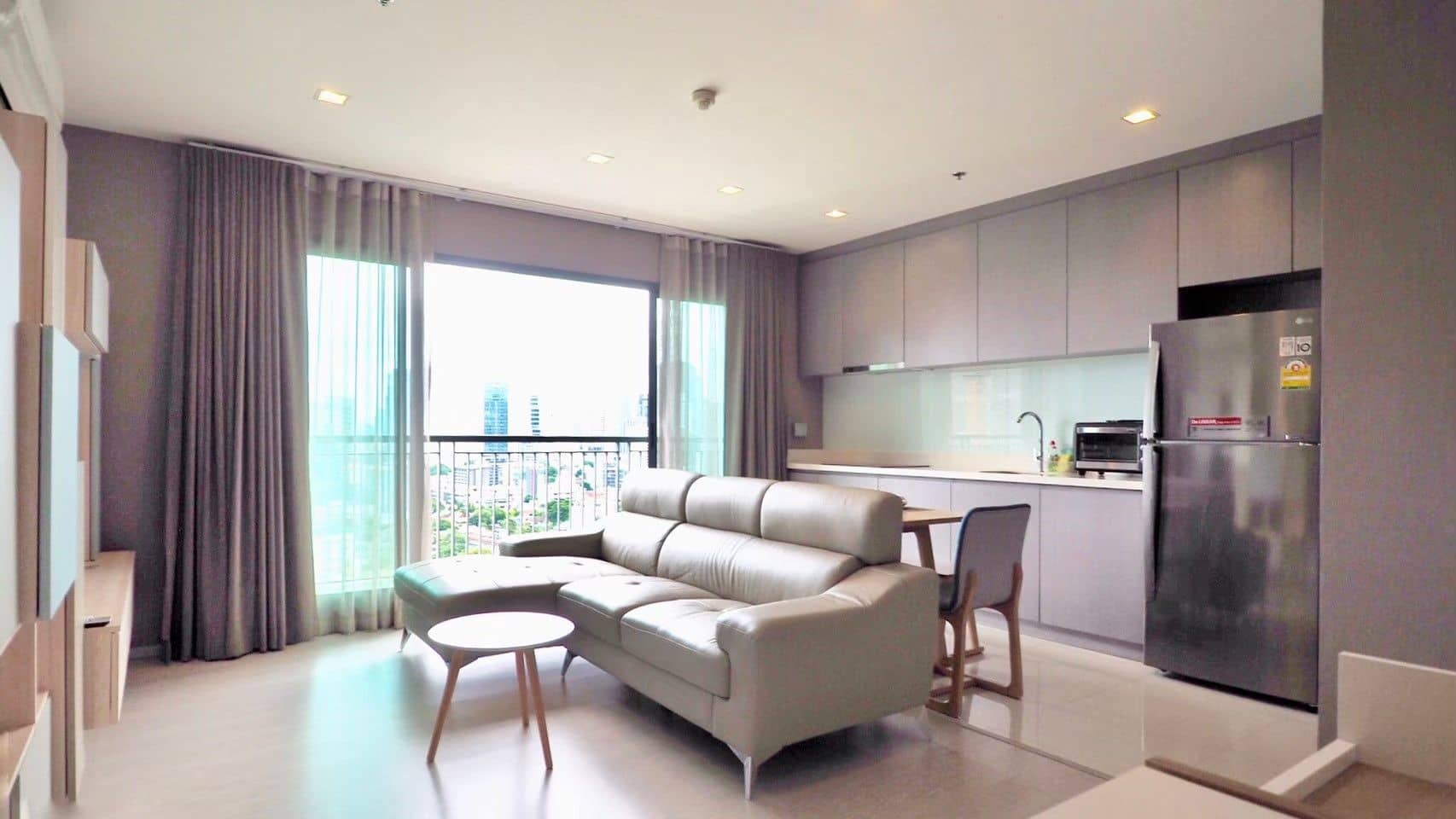 Rhythm Sukhumvit 36-38, living room published on the PropertyScout card