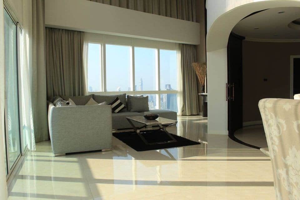 Millennium Residence, living room published on the PropertyScout card