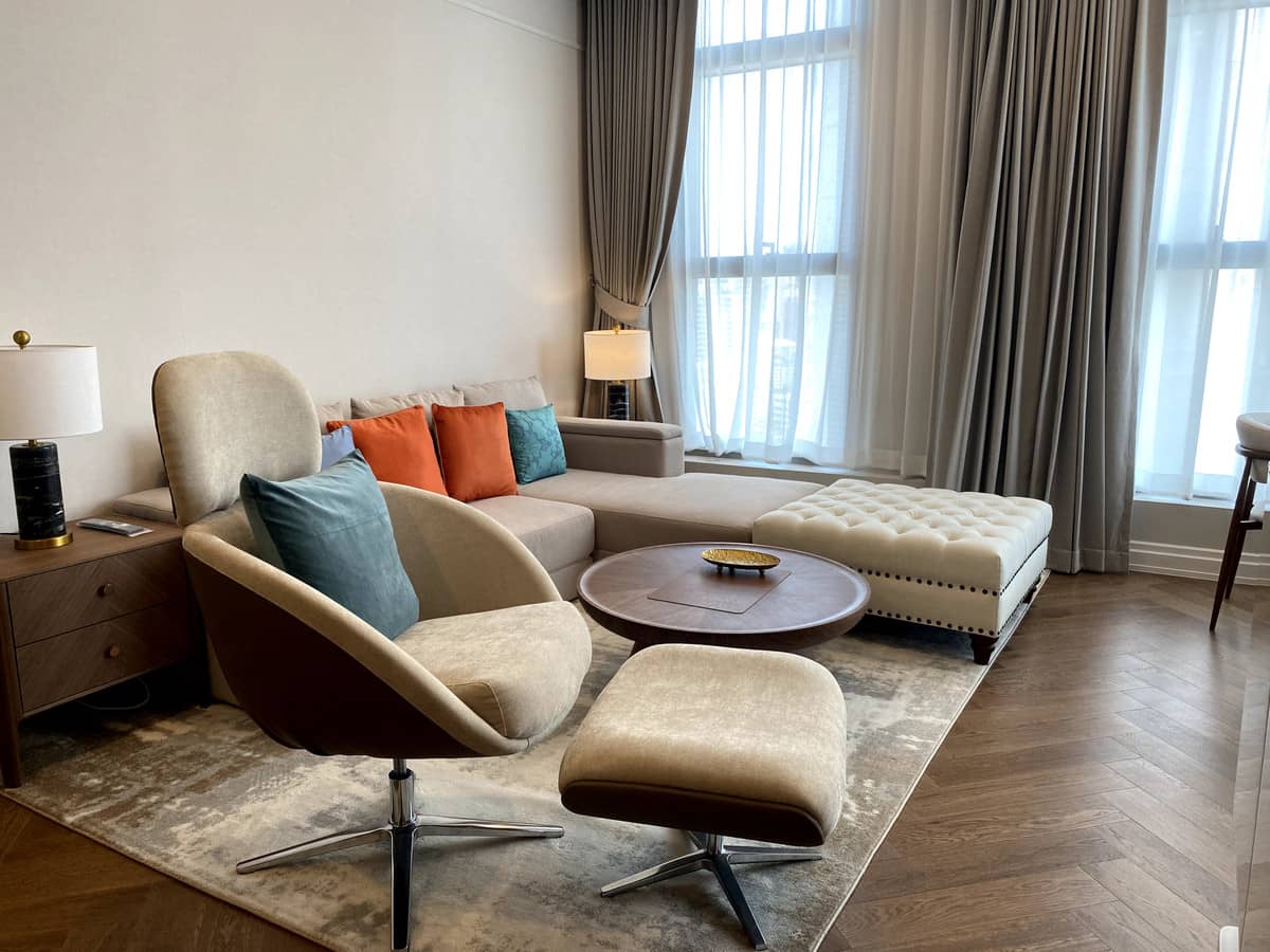 The Residences 38, living room published on the PropertyScout card