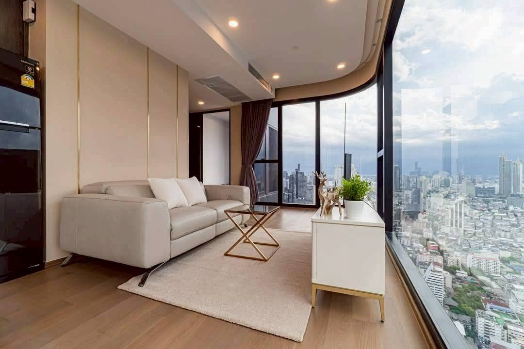 Ashton Chula Silom, living room published with the listing